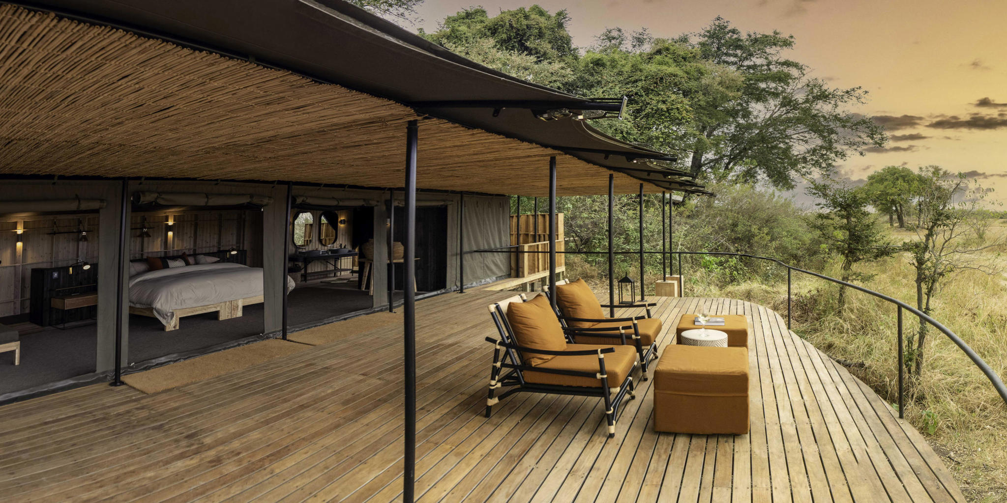 Deck, Kiri Camp, Okavango Delta, Botswana