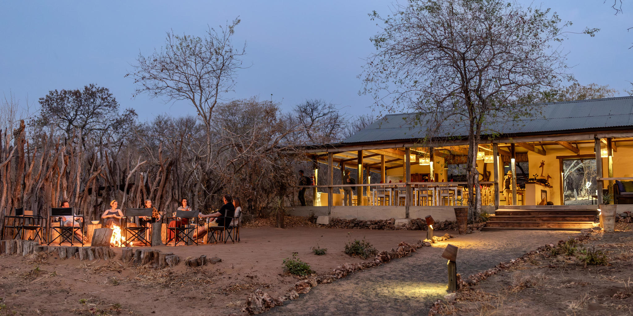 Firepit, Chobe Elephant Camp, Chobe NP, Botswana