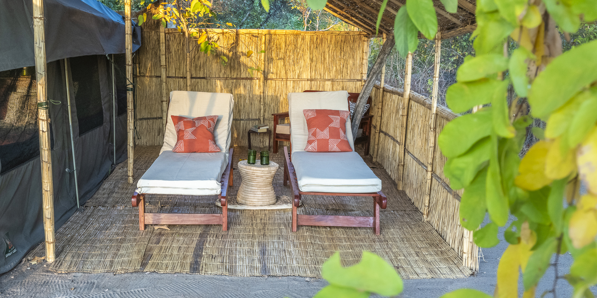 Lounge, Nkonzi Bush Camp, South Luangwa, Zambia