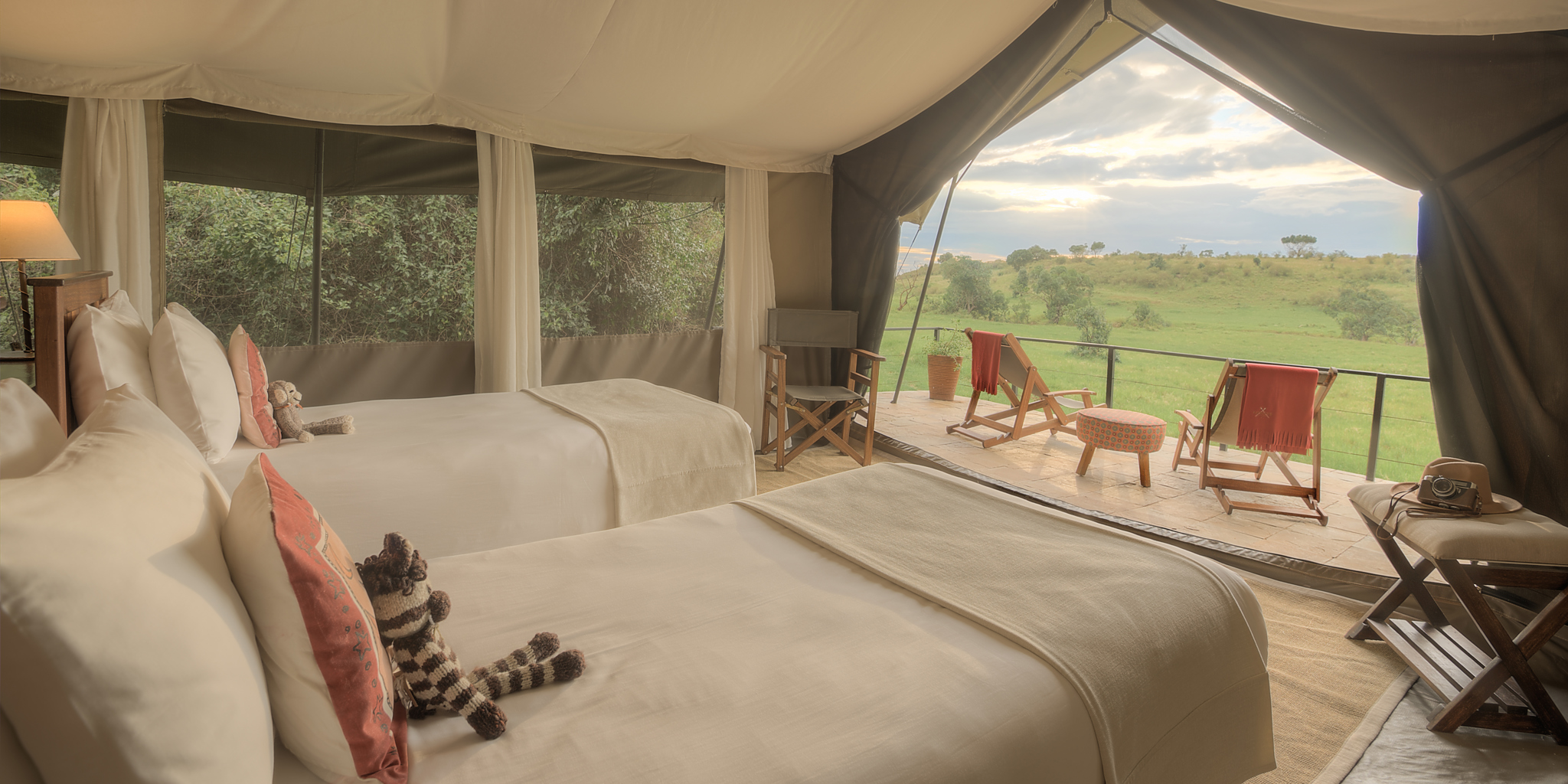 Twin Tent, Kicheche Mara, Greater Mara Conservancies, Kenya