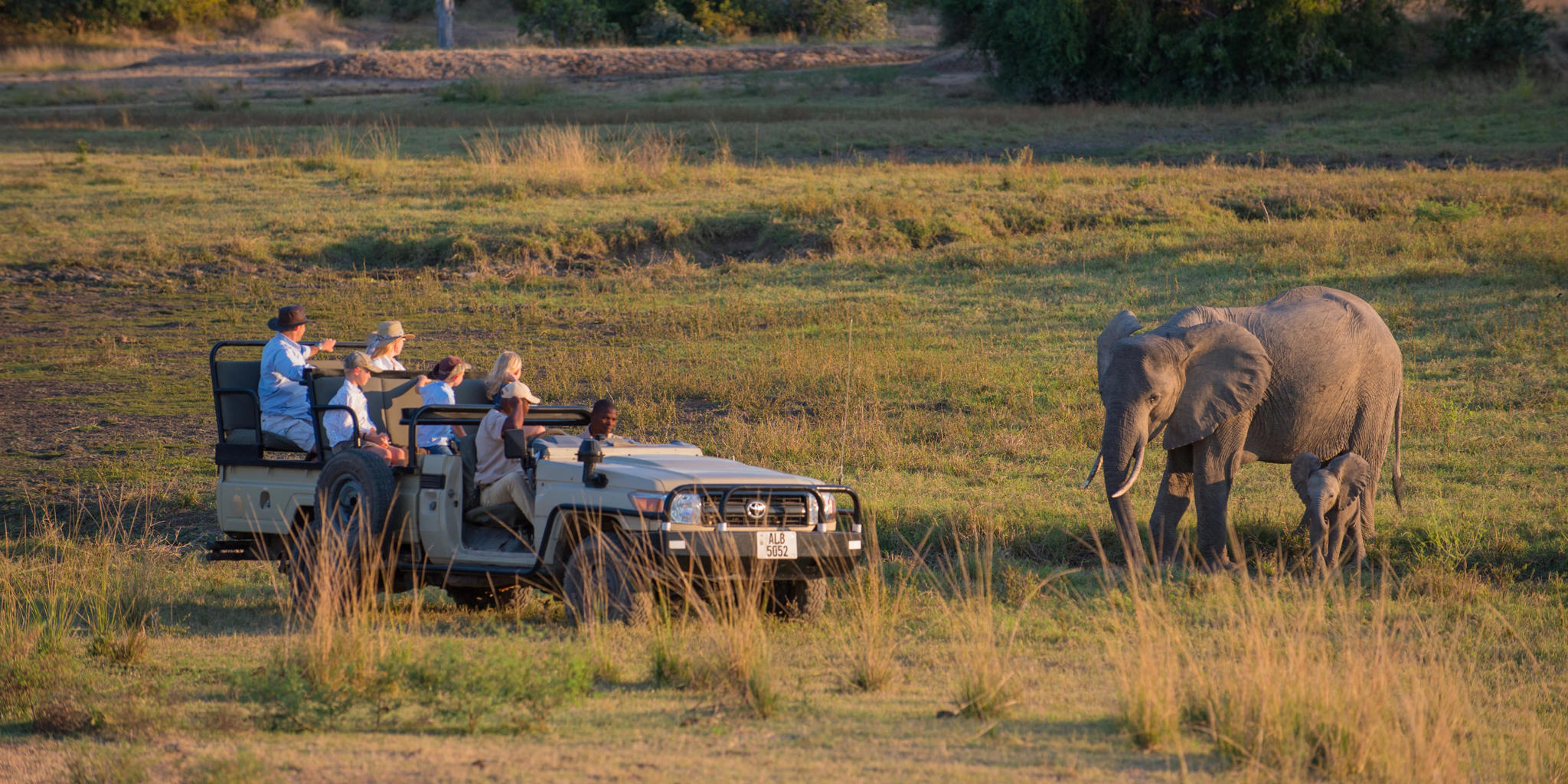 Family On Safari, Luangwa Safari House, South Luangwa, Zambia