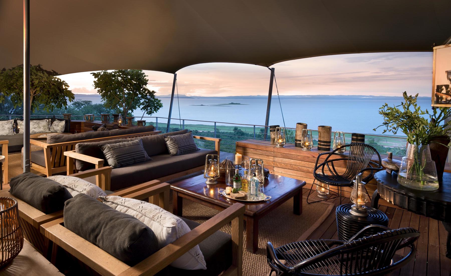 Seating Area, Bumi Hills, Lake Kariba, Zimbabwe