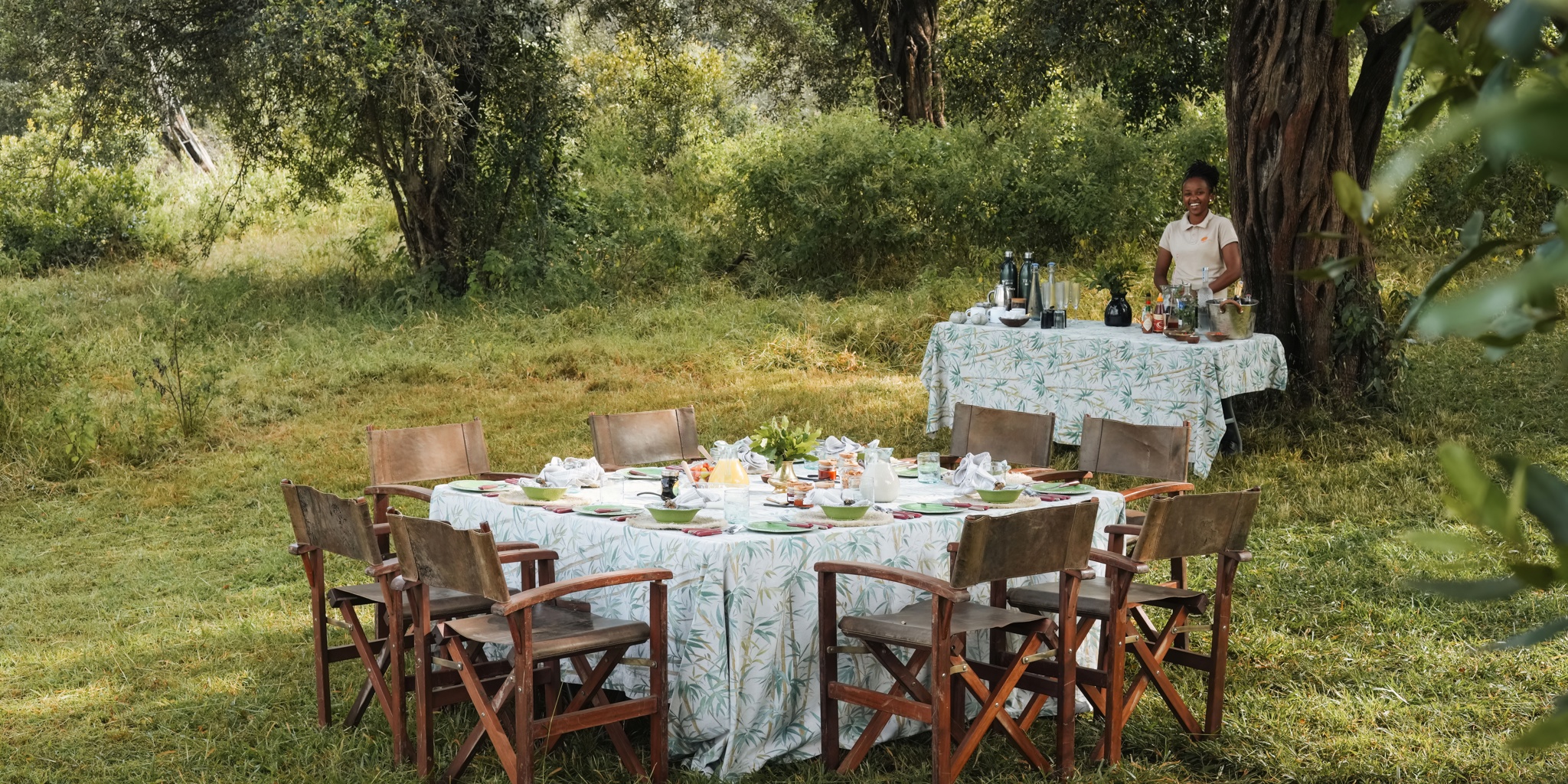 Bush Breakfast, Lengishu, Lewa Borana Landscape, Kenya