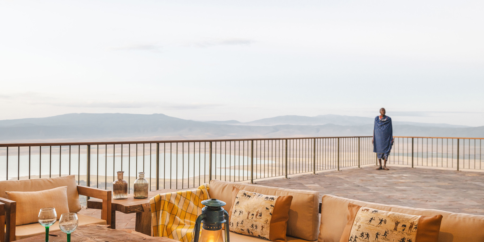 Deck, Ngorongoro Lodge, Ngorongoro Crater, Tanzania