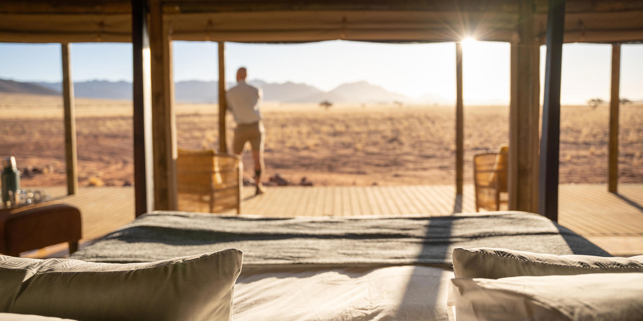 Bedroom 2, Wolwedans Plains Camp, Namibrand Reserve, Namibia