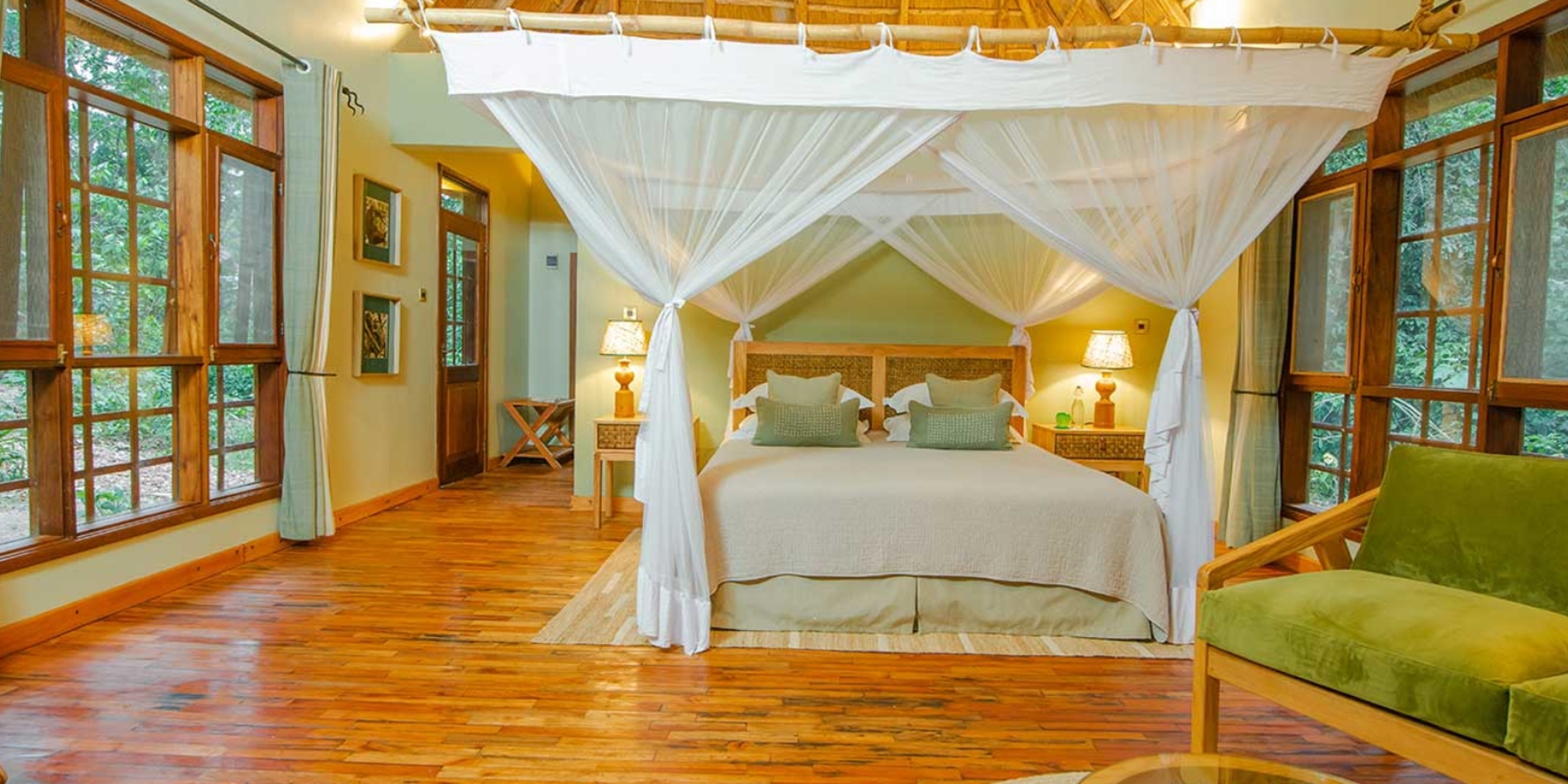 Bedroom, Primate Lodge, Kibale National Park, Uganda