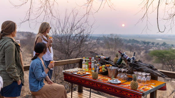 Drinks, Chobe Elephant Camp, Chobe NP, Botswana
