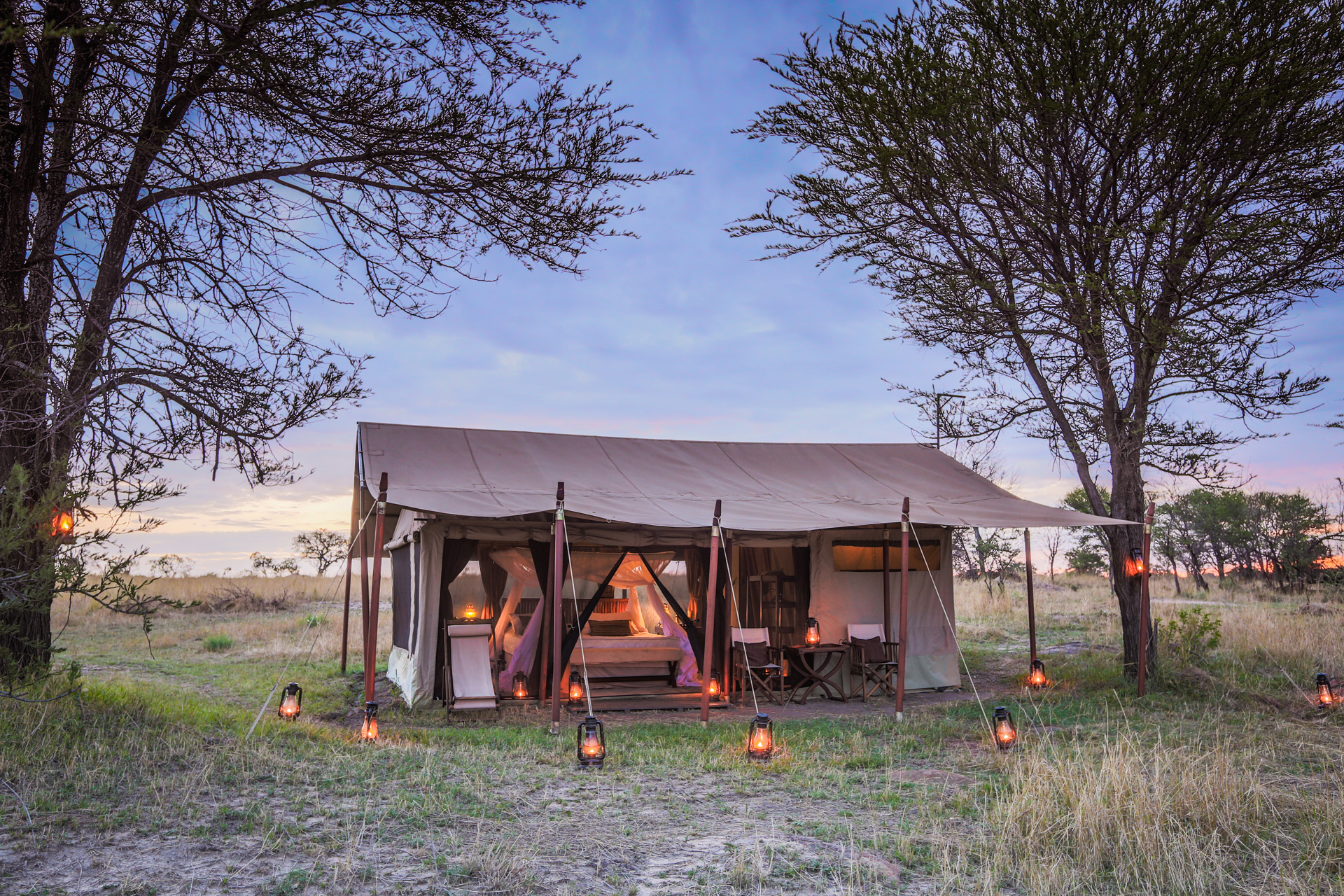 Tent Exterior, Legendary Serengeti Mobile Camp, Serengeti