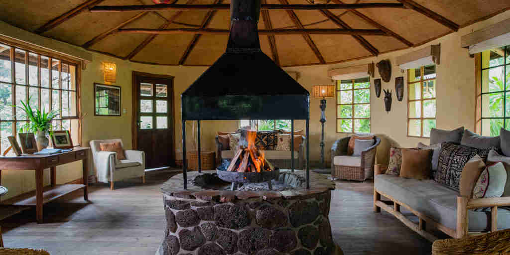 Lounge, Mount Gahinga, Mgahinga Gorilla NP, Uganda