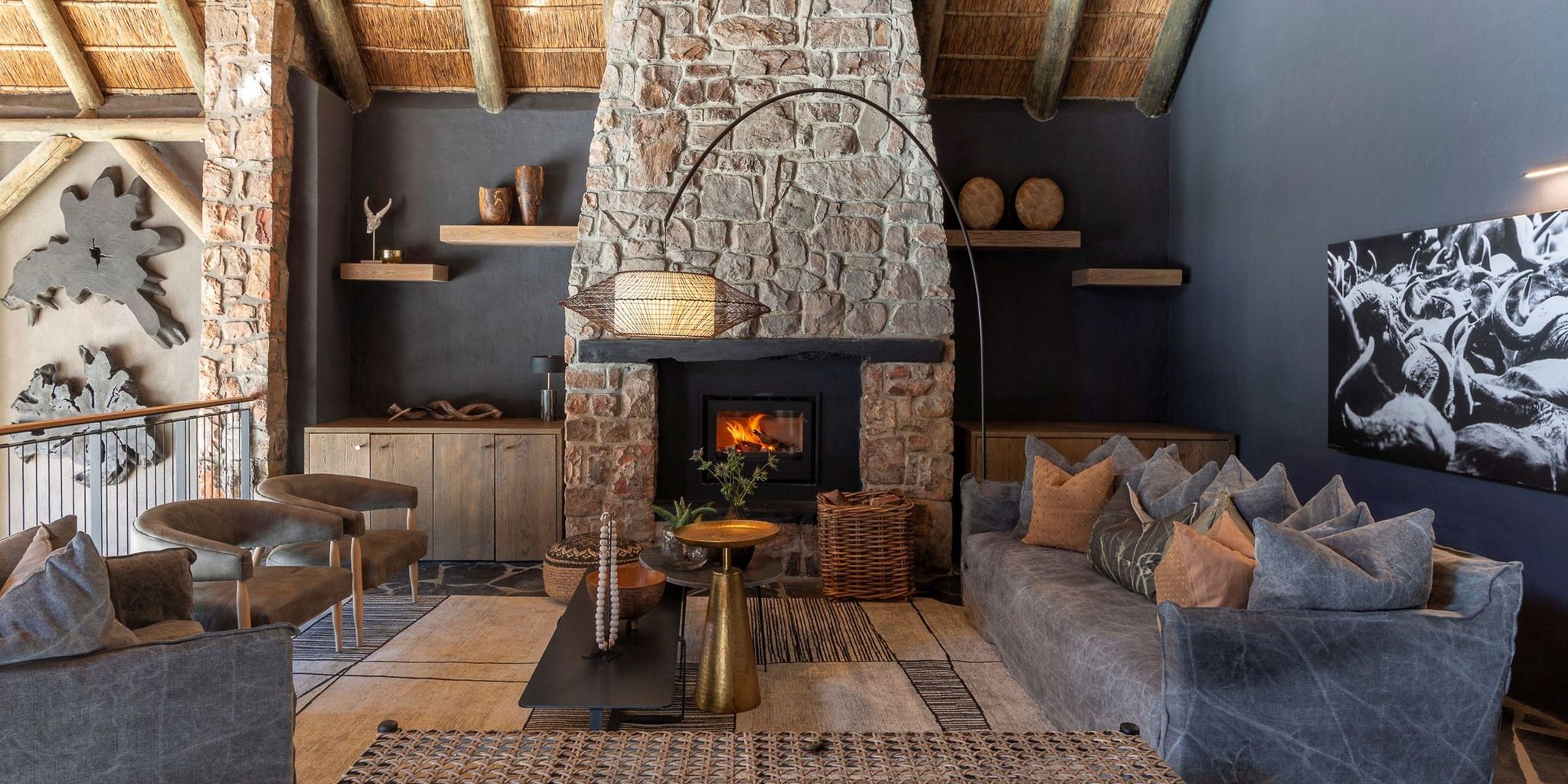 Lounge, Shamwari Bayethe, Shamwari, South Africa
