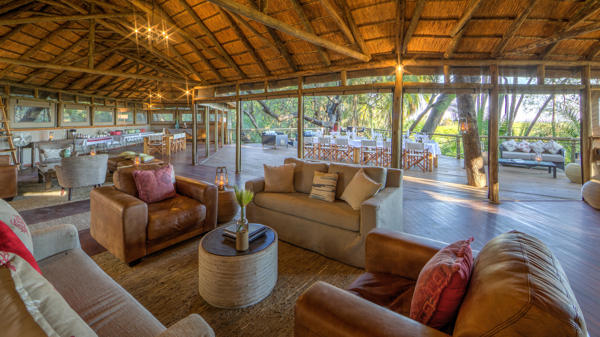 Lounge, Setari Camp, Okavango Delta, Botswana