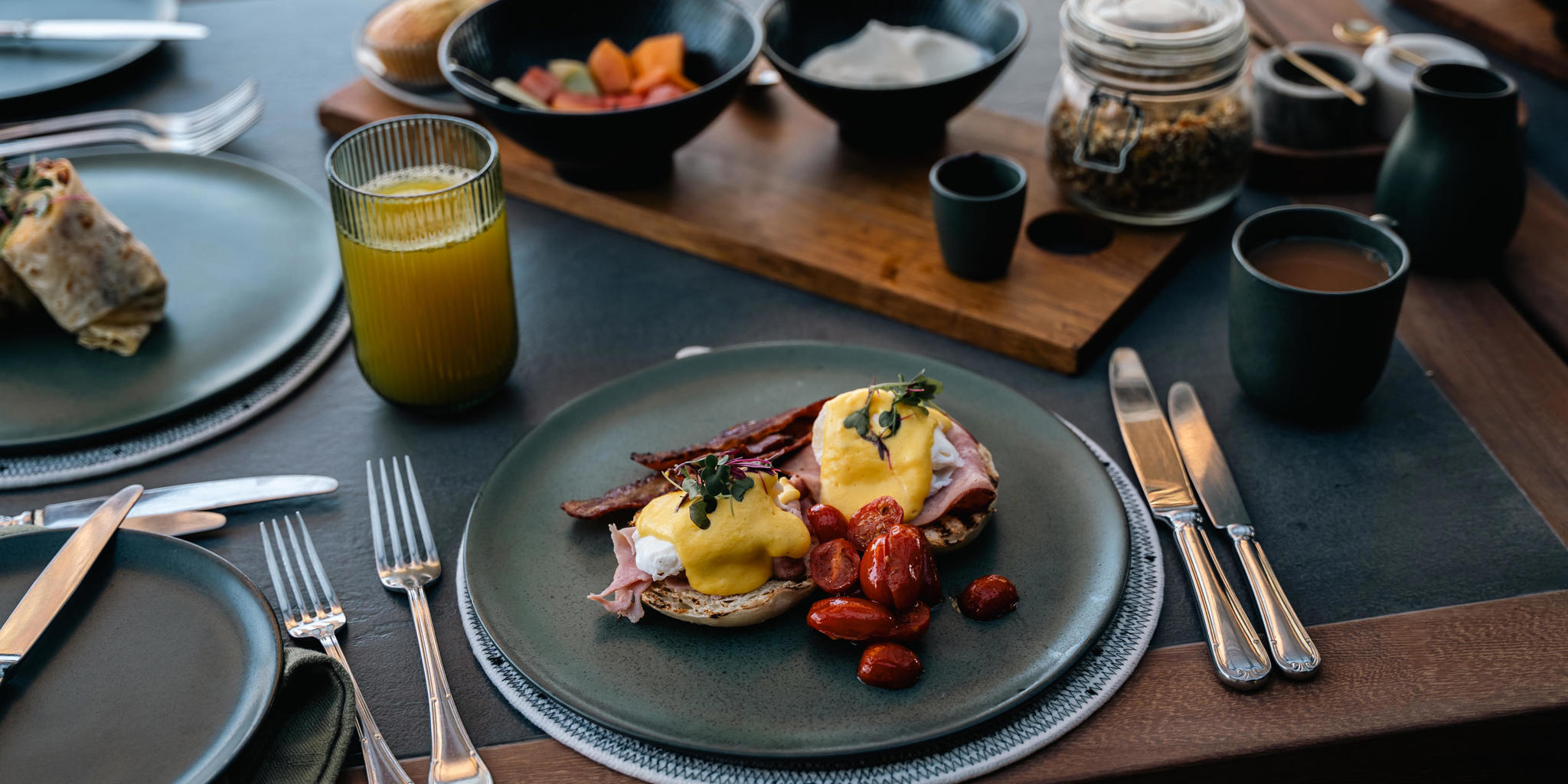 Main Area Breakfast, Simbambili Game Lodge, Sabi Sand Reserve, South Africa