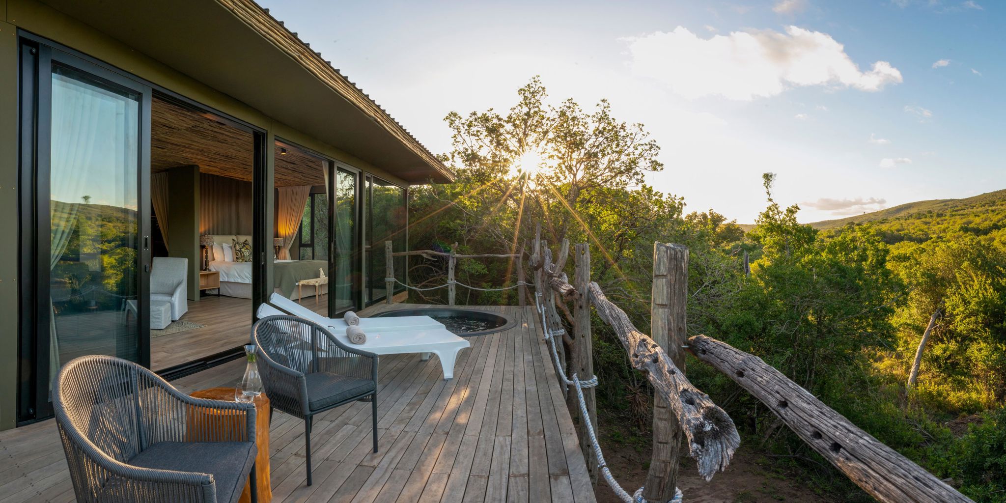 Room Deck, Shamwari Bayethe, Shamwari, South Africa