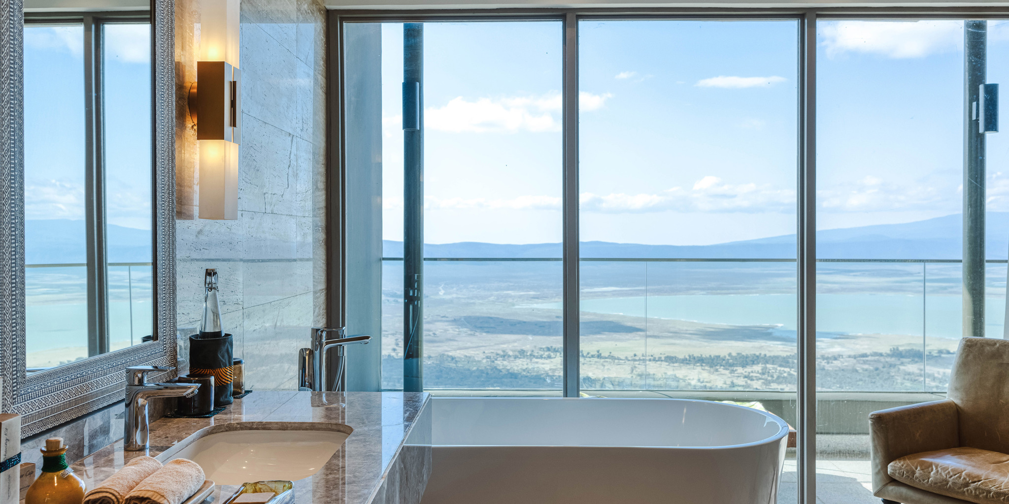 Bath, Ngorongoro Lodge, Ngorongoro Crater, Tanzania