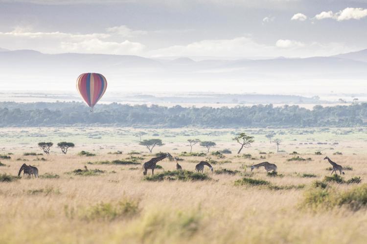 Air Balloon, Wilderness Mara, Maasai Mara National Reserve, Kenya