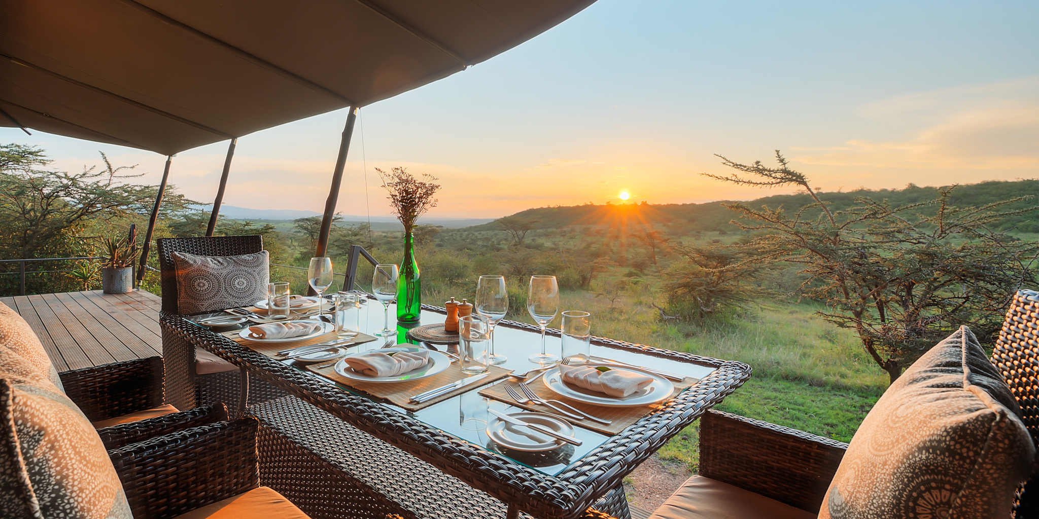 Sundowners, Kicheche Valley, Greater Mara Conservancies, Kenya