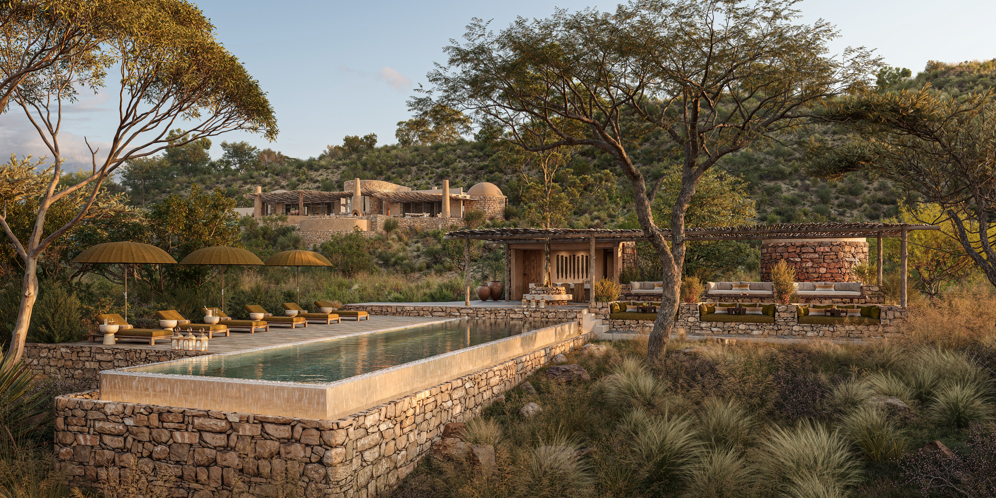 Pool Exterior, Suyian Lodge, Laikipia, Kenya