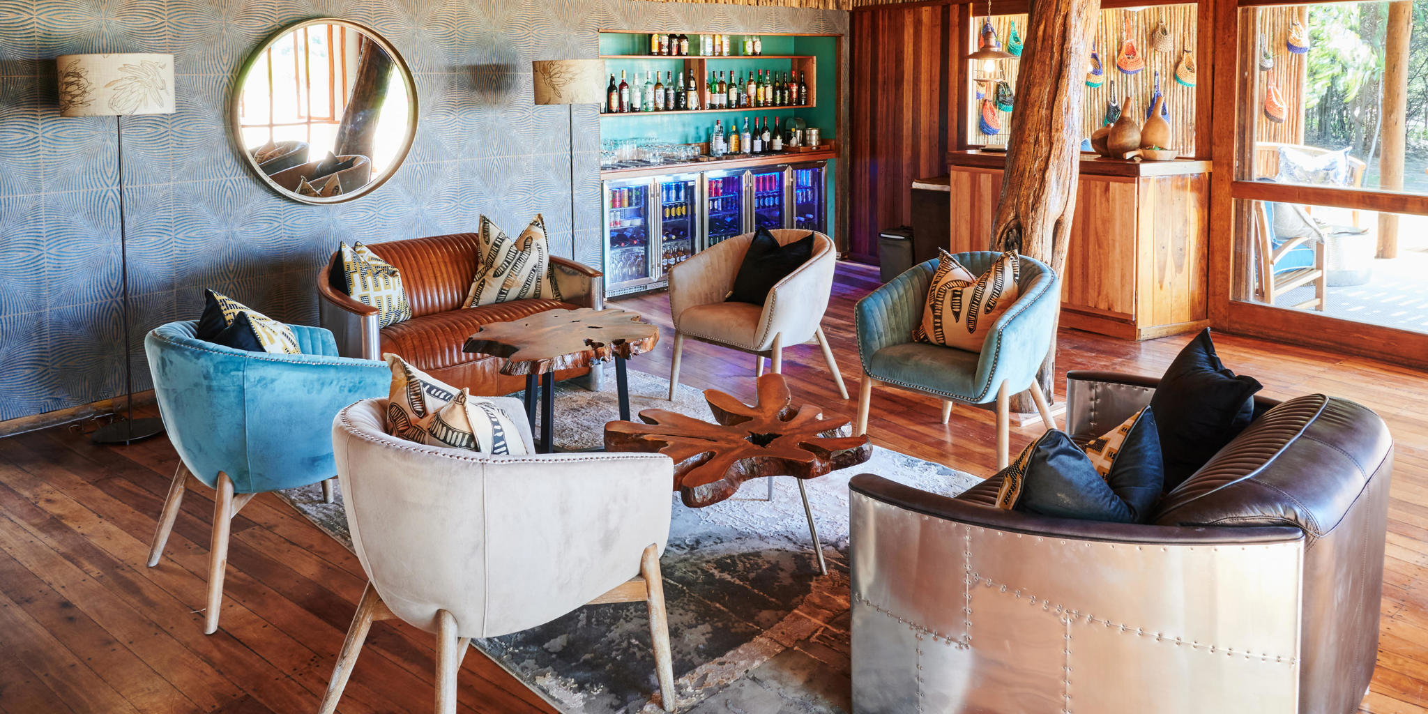 Bar, Leroo La Tau, Makgadikgadi Salt Pans, Botswana