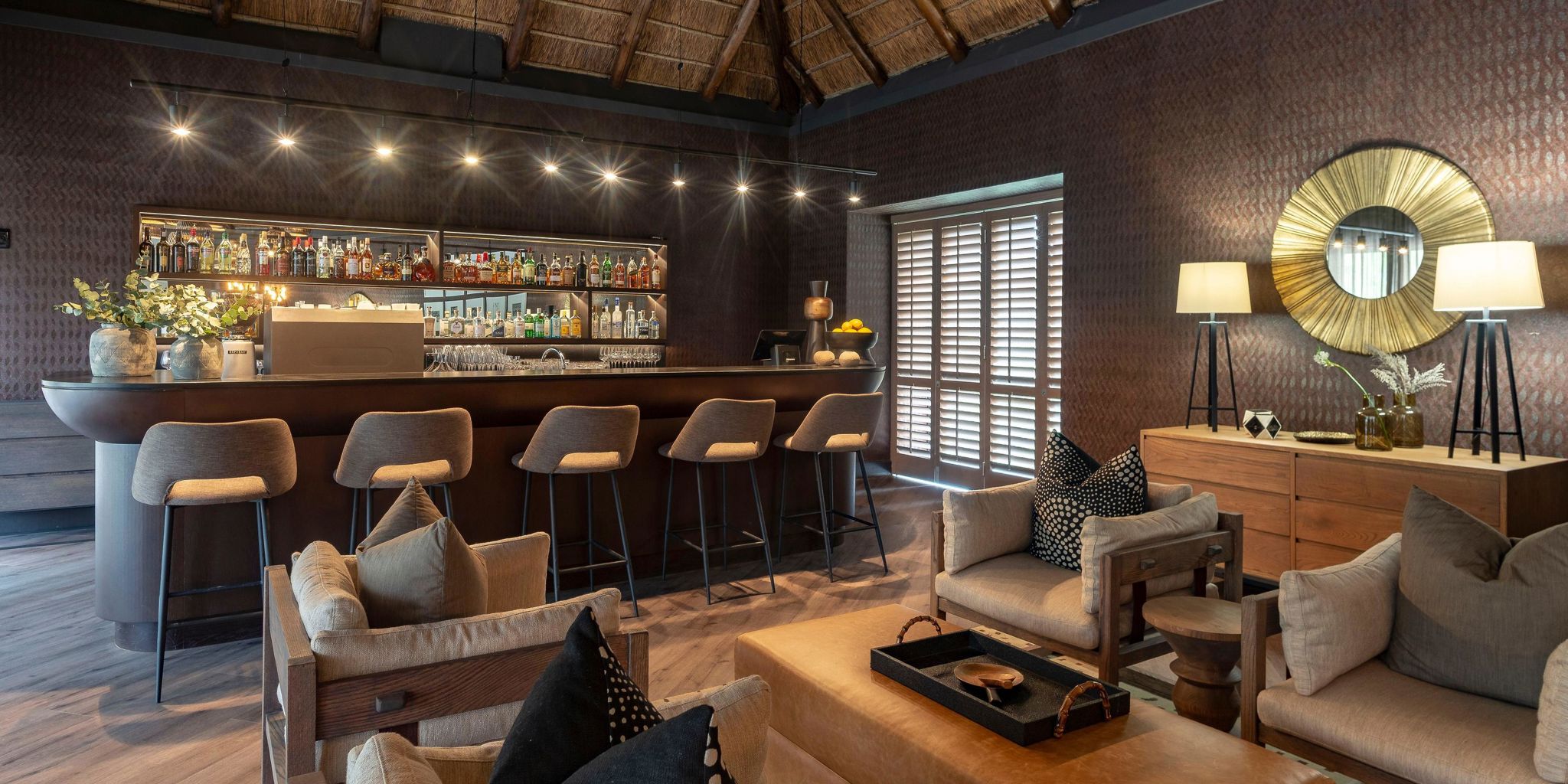 Bar, Shamwari Eagles Crag, Shamwari, South Africa