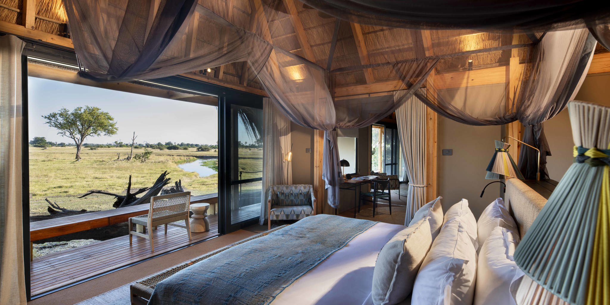 Bedroom, Tawana, Moremi Game Reserve, Botswana