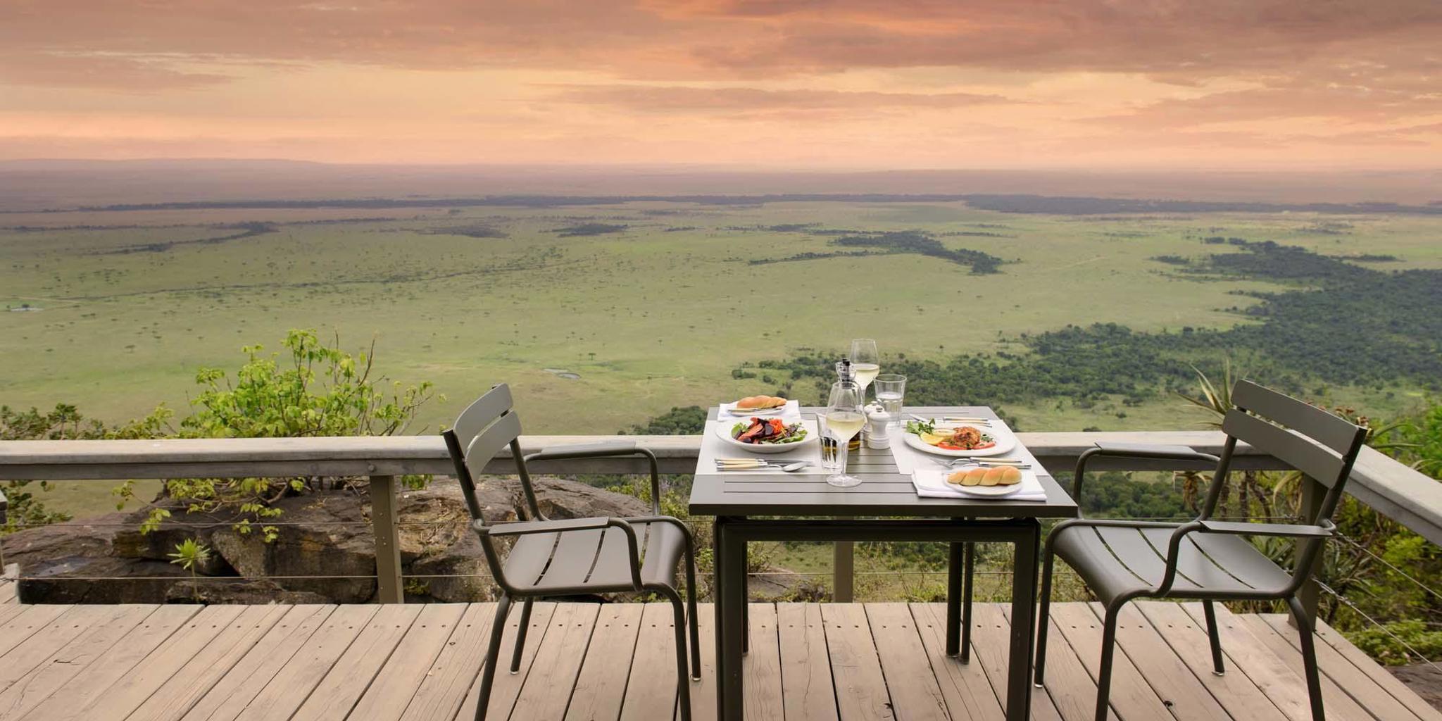 Breakfast, Angama Mara, Masaai Mara, Kenya