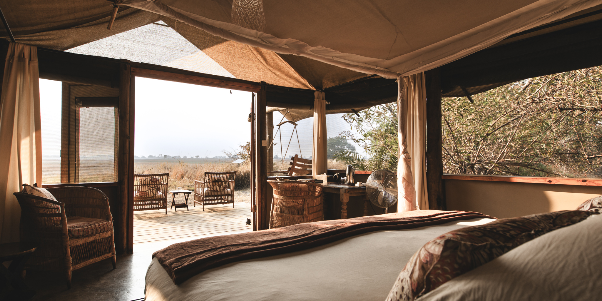 Bedroom 2, Wilderness Busanga Bush Camp