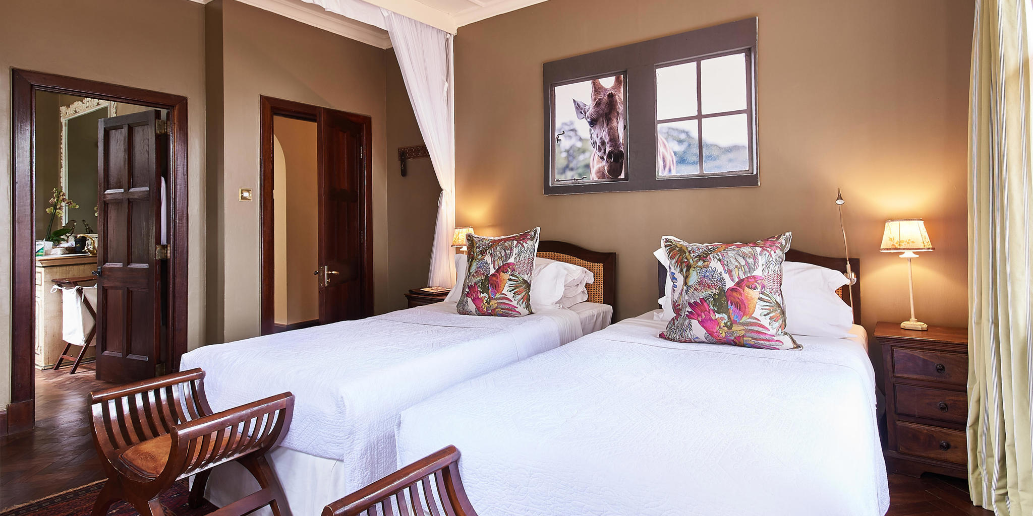 Twin Room, Giraffe Manor, Nairobi, Kenya