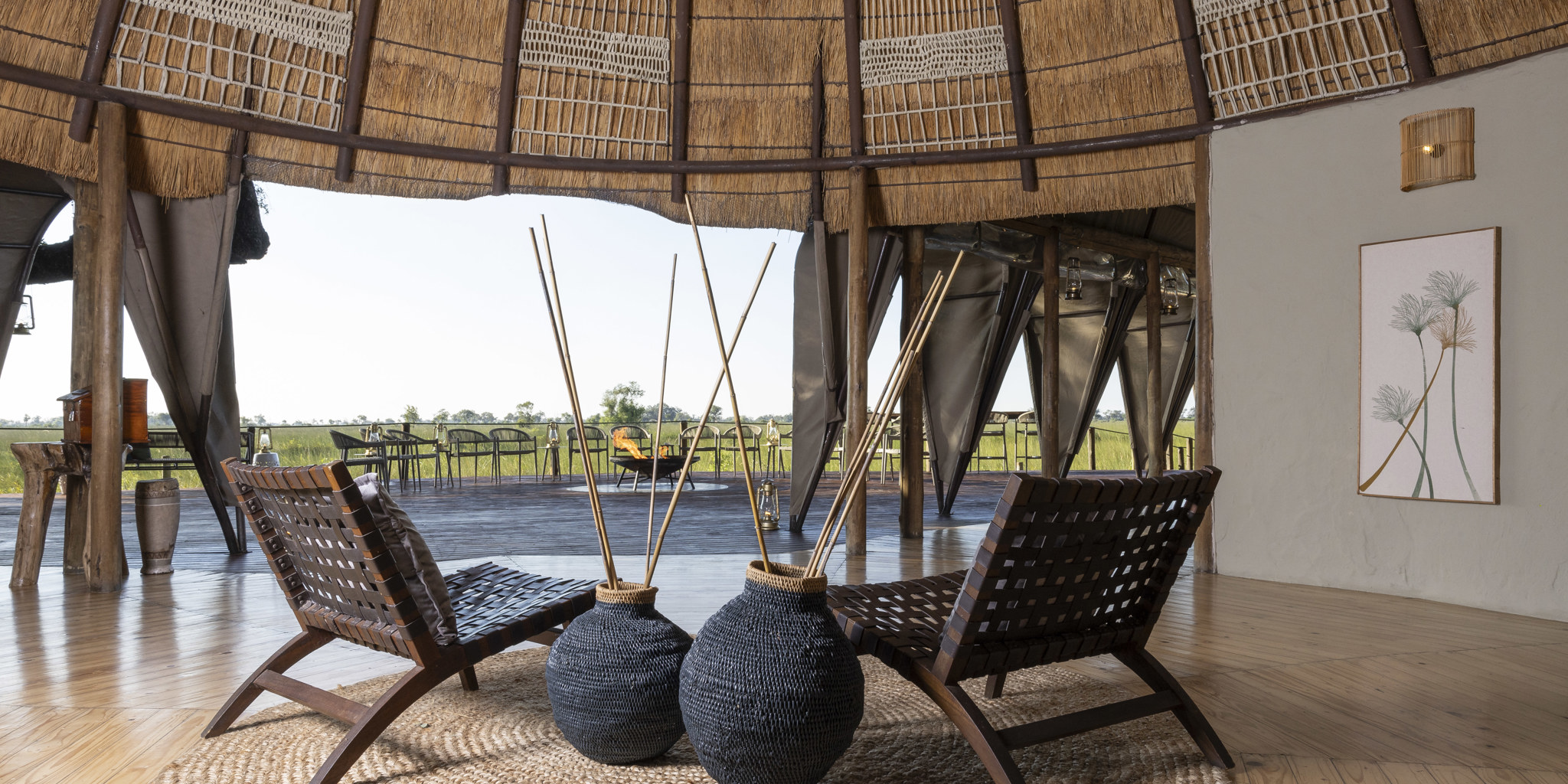 Entrance, Okuti Camp, Moremi Game Reserve, Botswana
