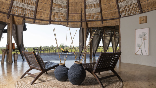 Entrance, Okuti Camp, Moremi Game Reserve, Botswana