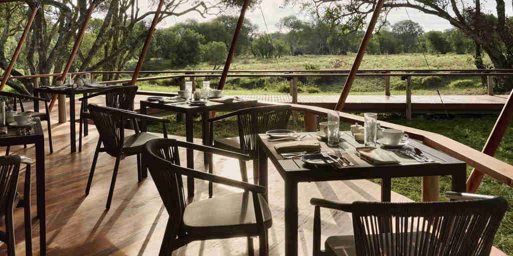 Dining Area, Sanctuary Tambarare, Laikipia, Kenya