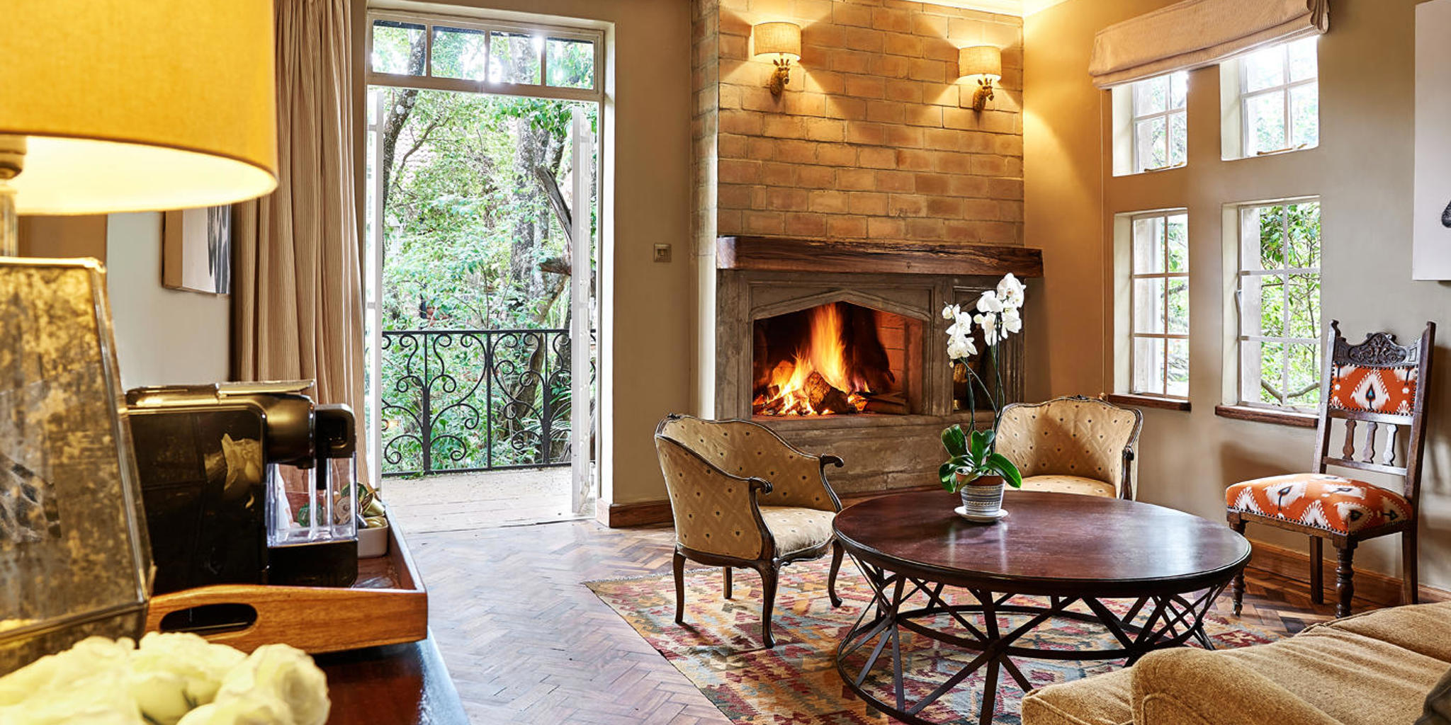 Lounge, Giraffe Manor, Nairobi, Kenya