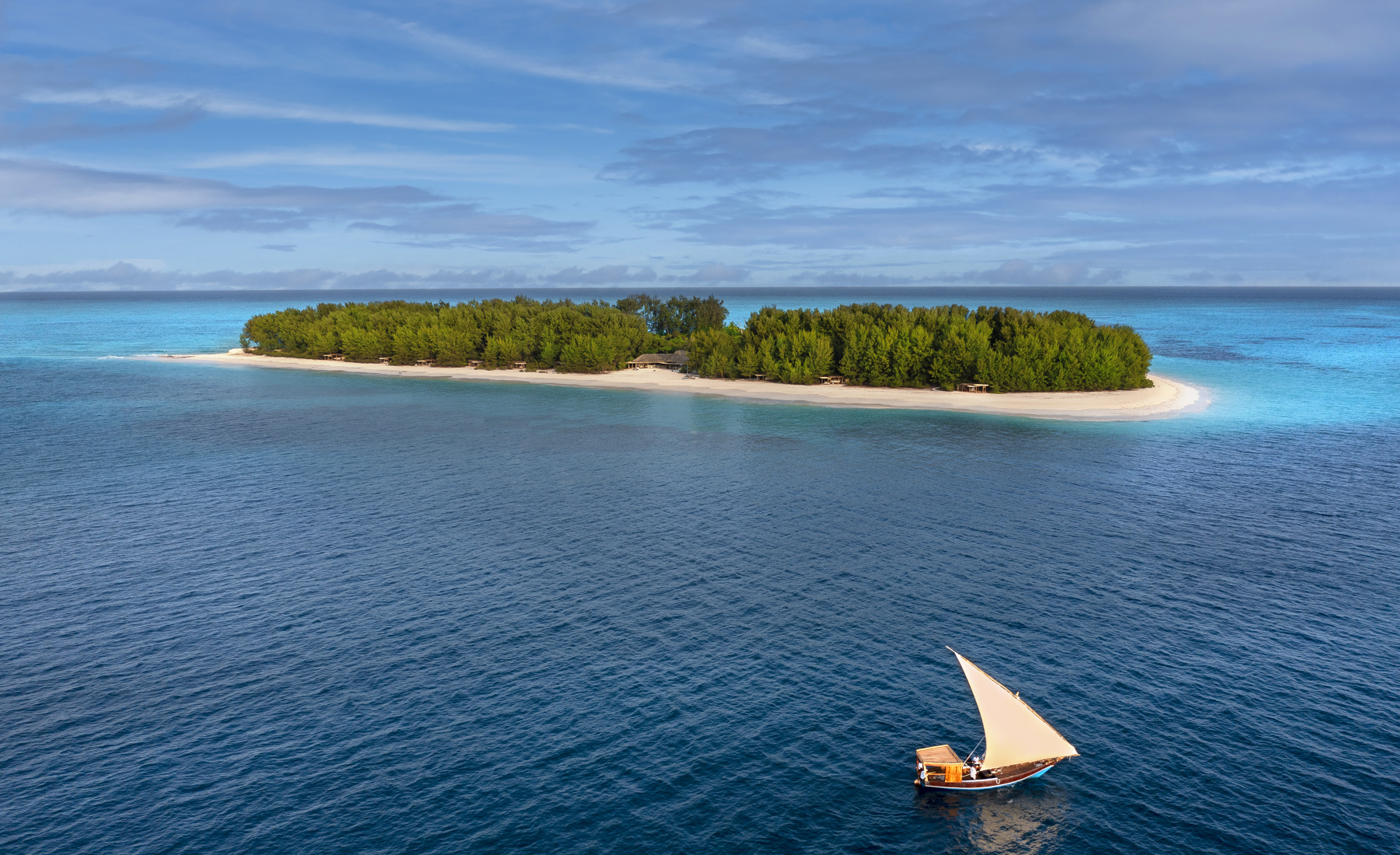 Dhow, Mnemba Island Lodge, Zanzibar, Tanzania