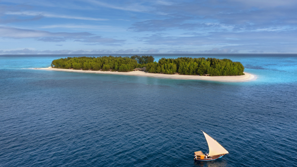 Dhow, Mnemba Island Lodge, Zanzibar, Tanzania