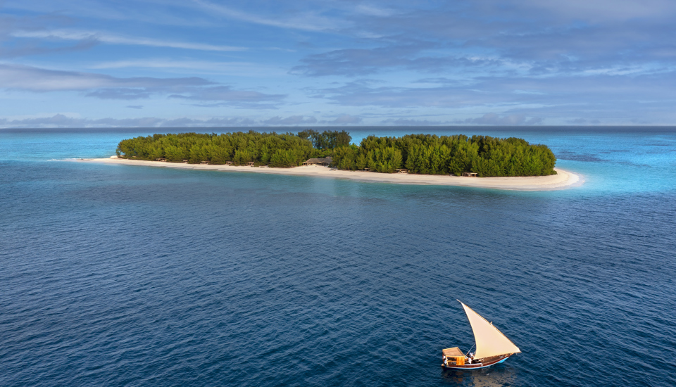 Dhow, Mnemba Island Lodge, Zanzibar, Tanzania