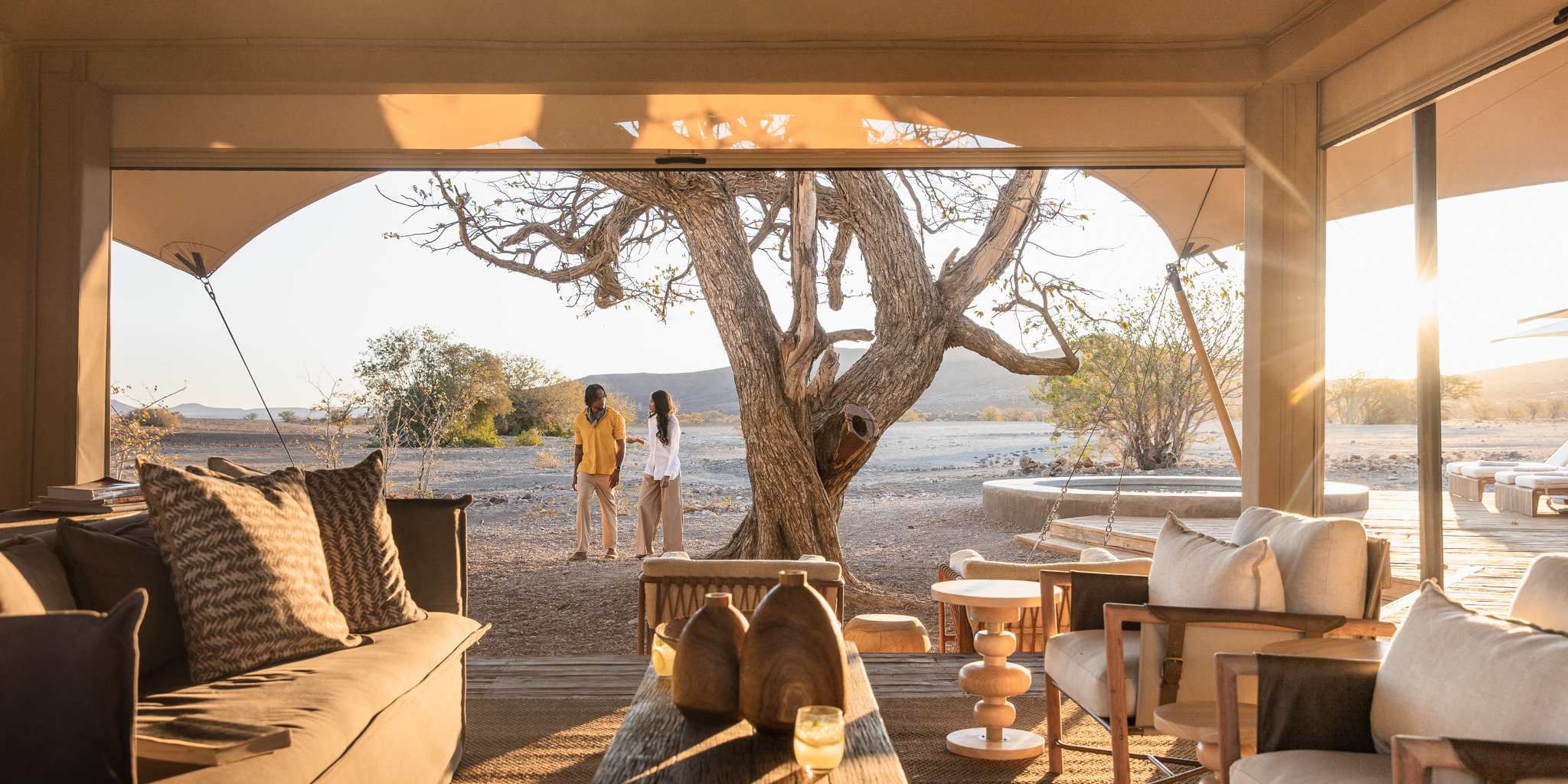 Main Area, Desert Rhino Camp, Damaraland, Namibia