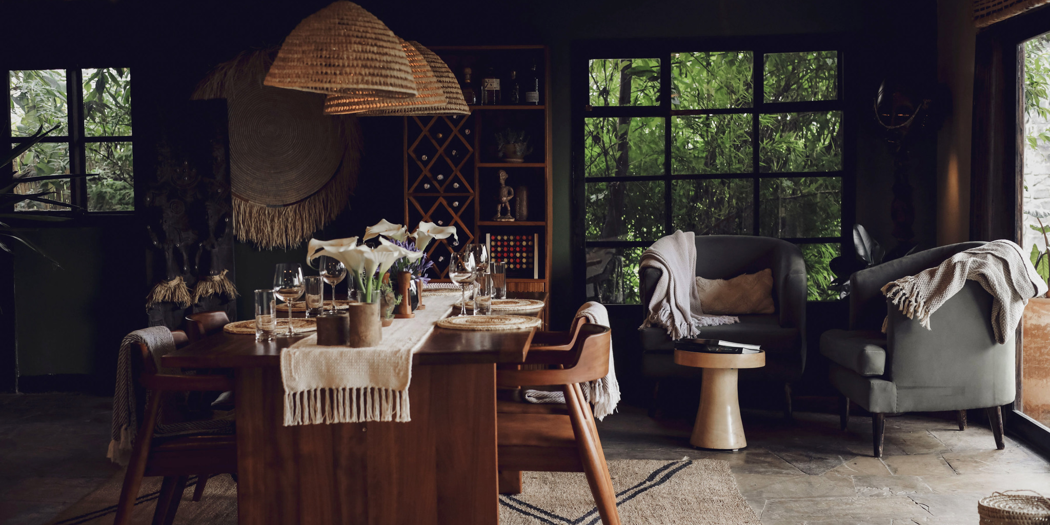 Dining, Sambora Kinigi, Volcanoes National Park, Rwanda