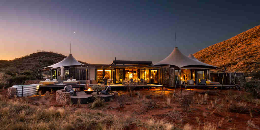 Exterior, Loapi Tented Camp, Tswalu Kalahari, South Africa