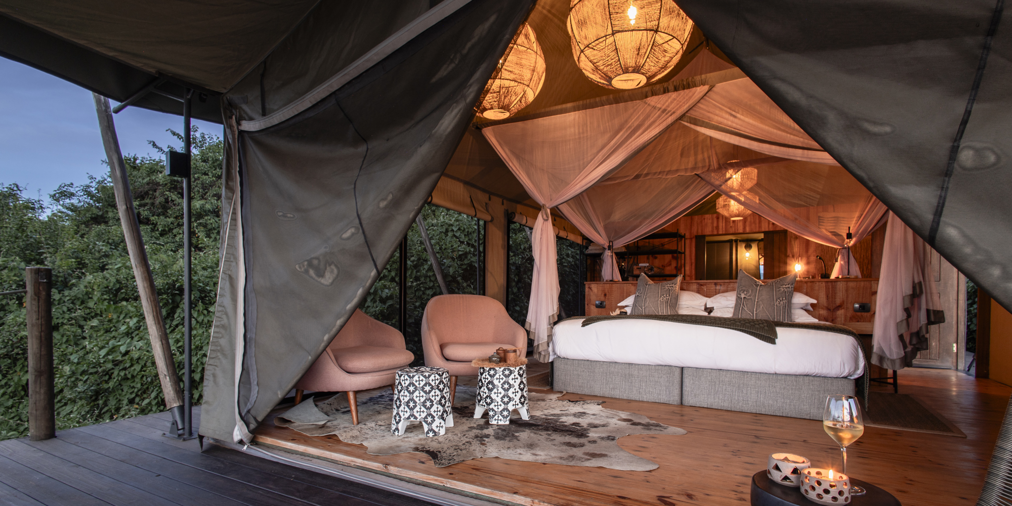 Tent, Magashi, Akagera National Park, Rwanda
