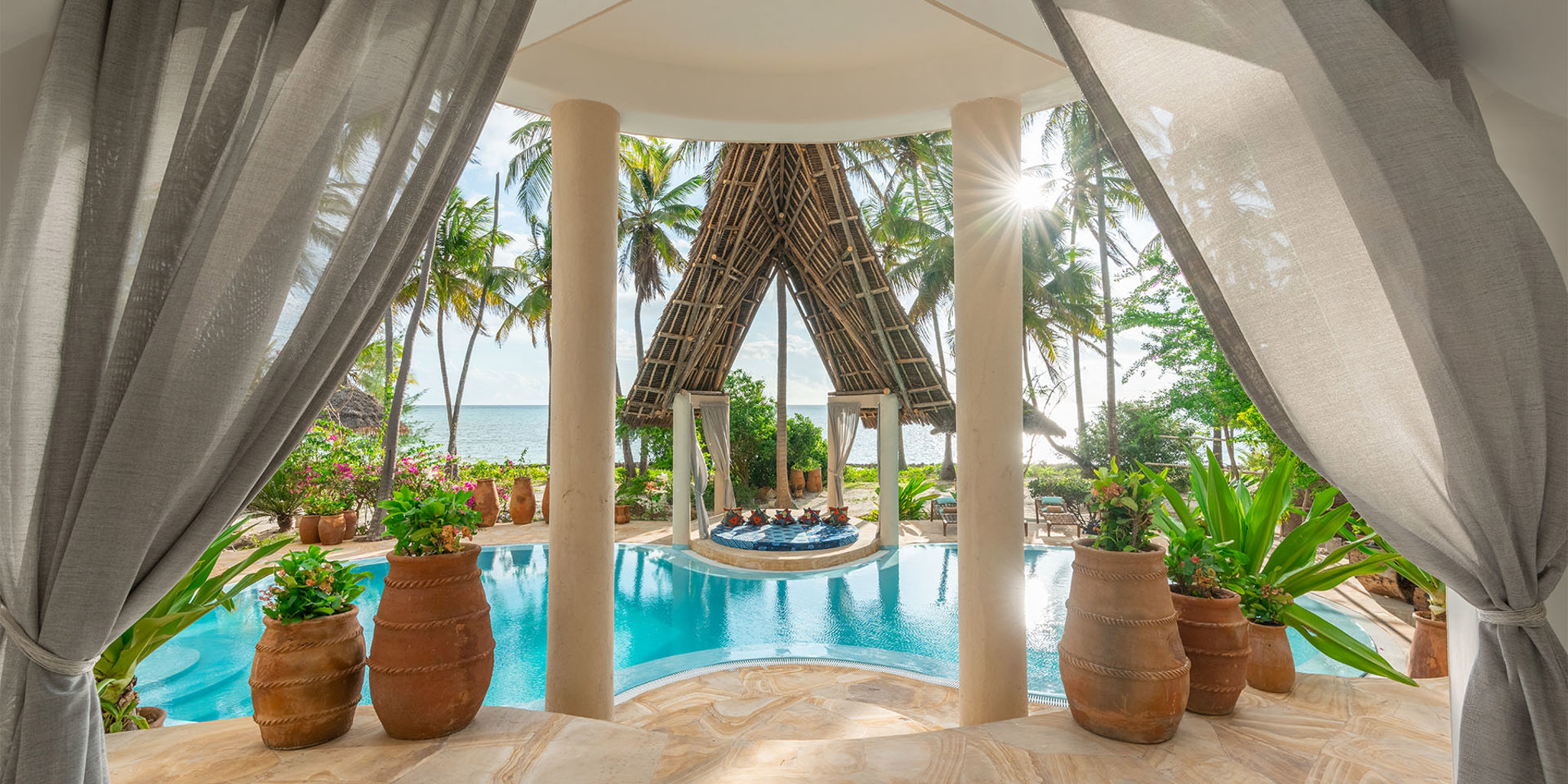 Pool Side, Nyota, Xandu Villas, Tanzania