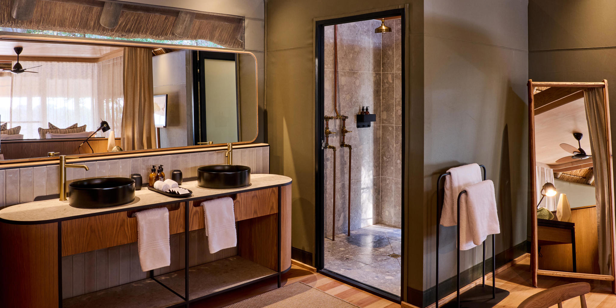 Bathroom, Savute Safari Lodge, Savute, Botswana
