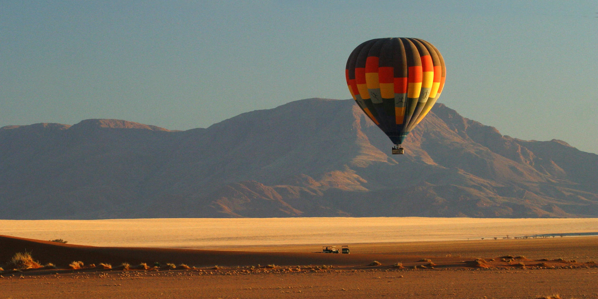 Hot Air Balloon, Wolwedans Plains Camp, Namibrand Reserve, Namibia