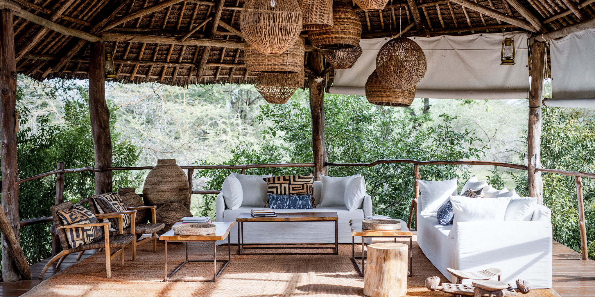 Lounge, Selous Impala Camp, Nyerere, Tanzania