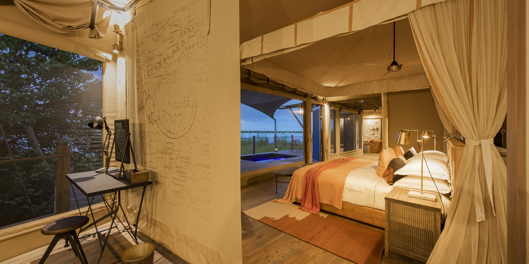 Room, Little Dumatau, Linyanti, Botswana
