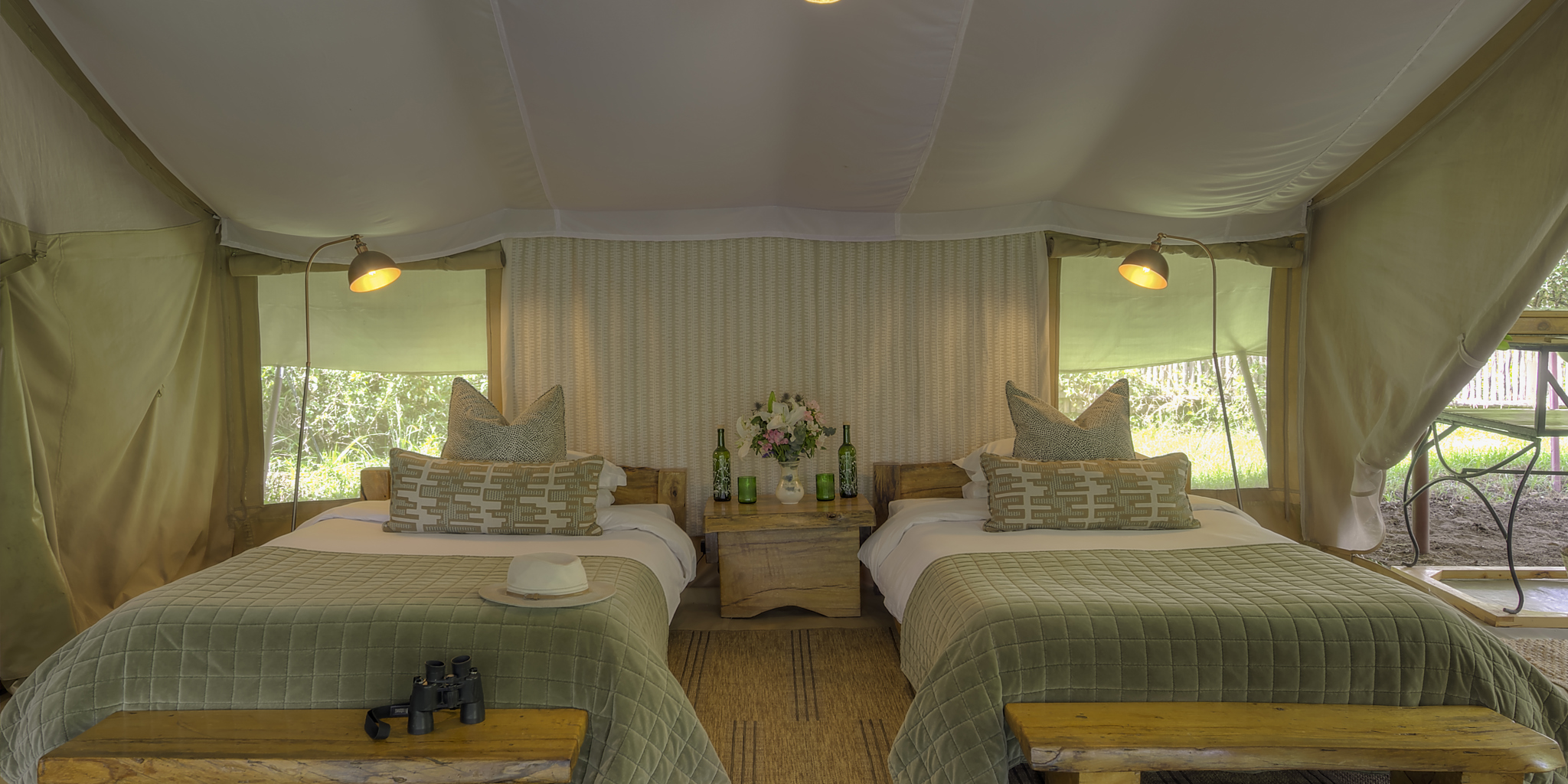 Twin Room, Naibor Camp, Maasai Mara Nature Reserve, Kenya