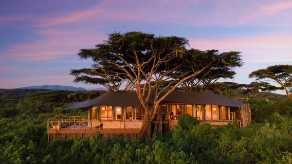 Exterior Tent, Craters Edge, Ngorongoro Crater,Tanzania