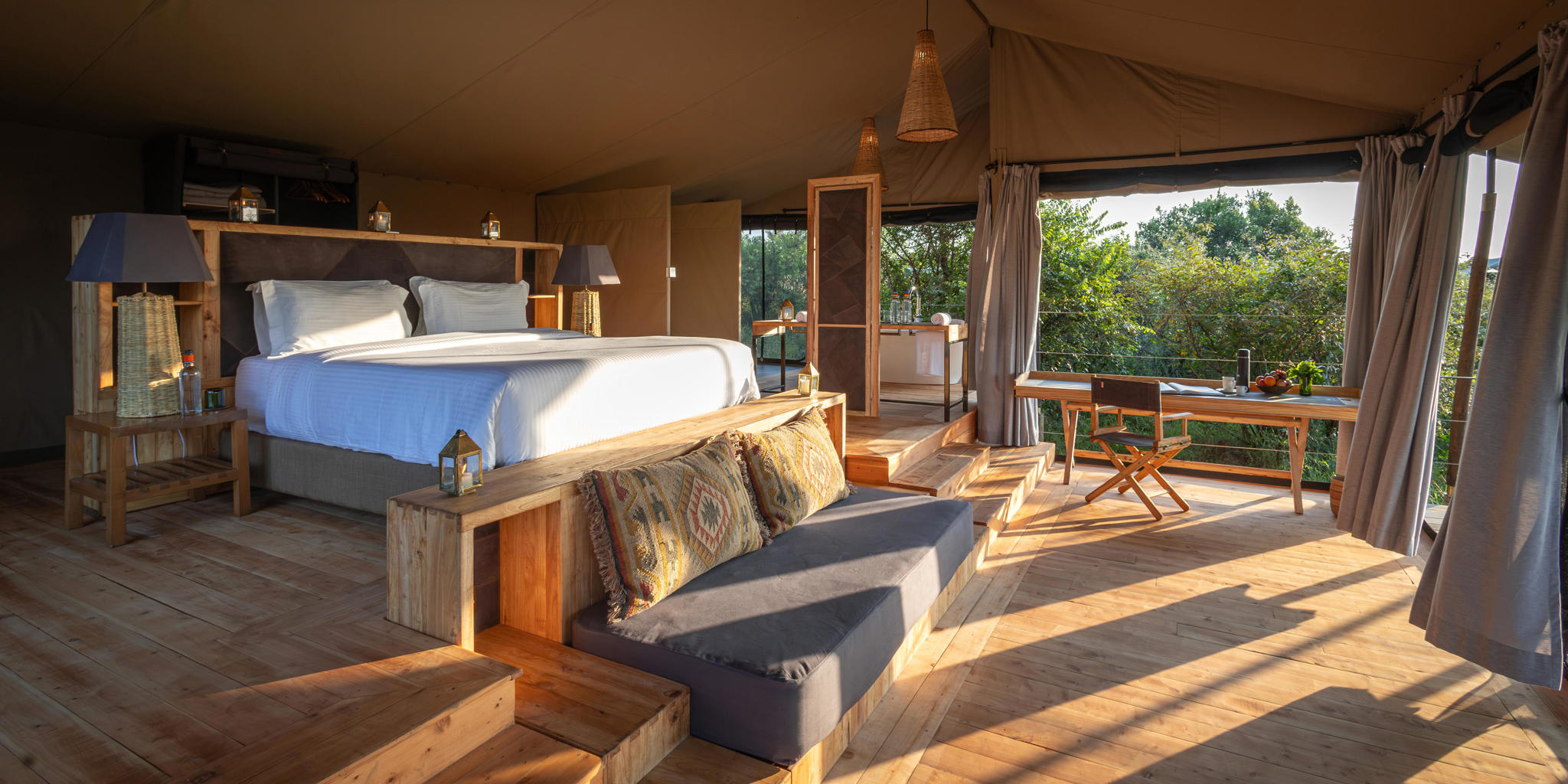 Bedroom, Greater Mara, Saruni Eagle View, Kenya