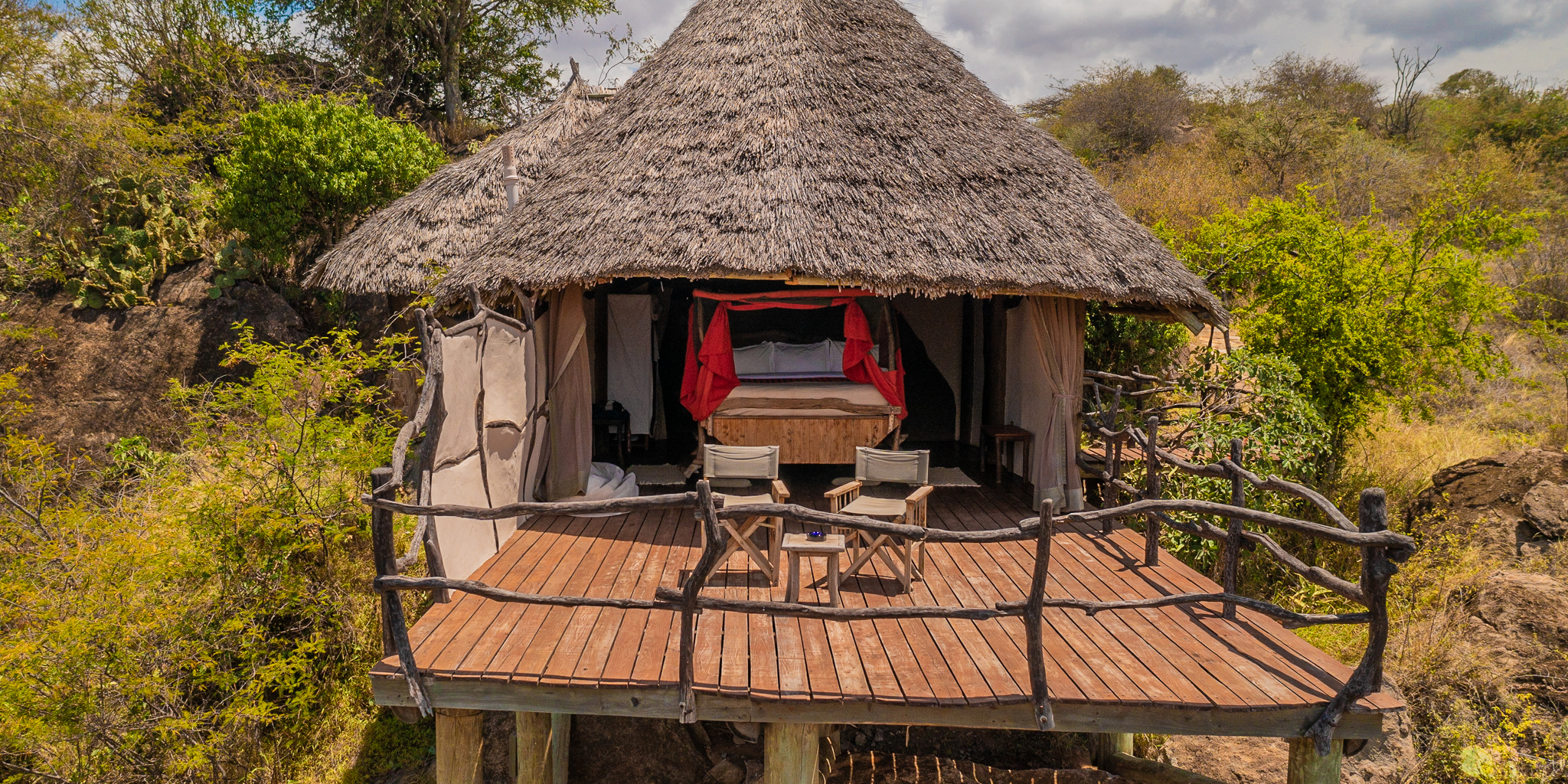 Patio, Loisaba Star Beds, Laikipia, Kenya