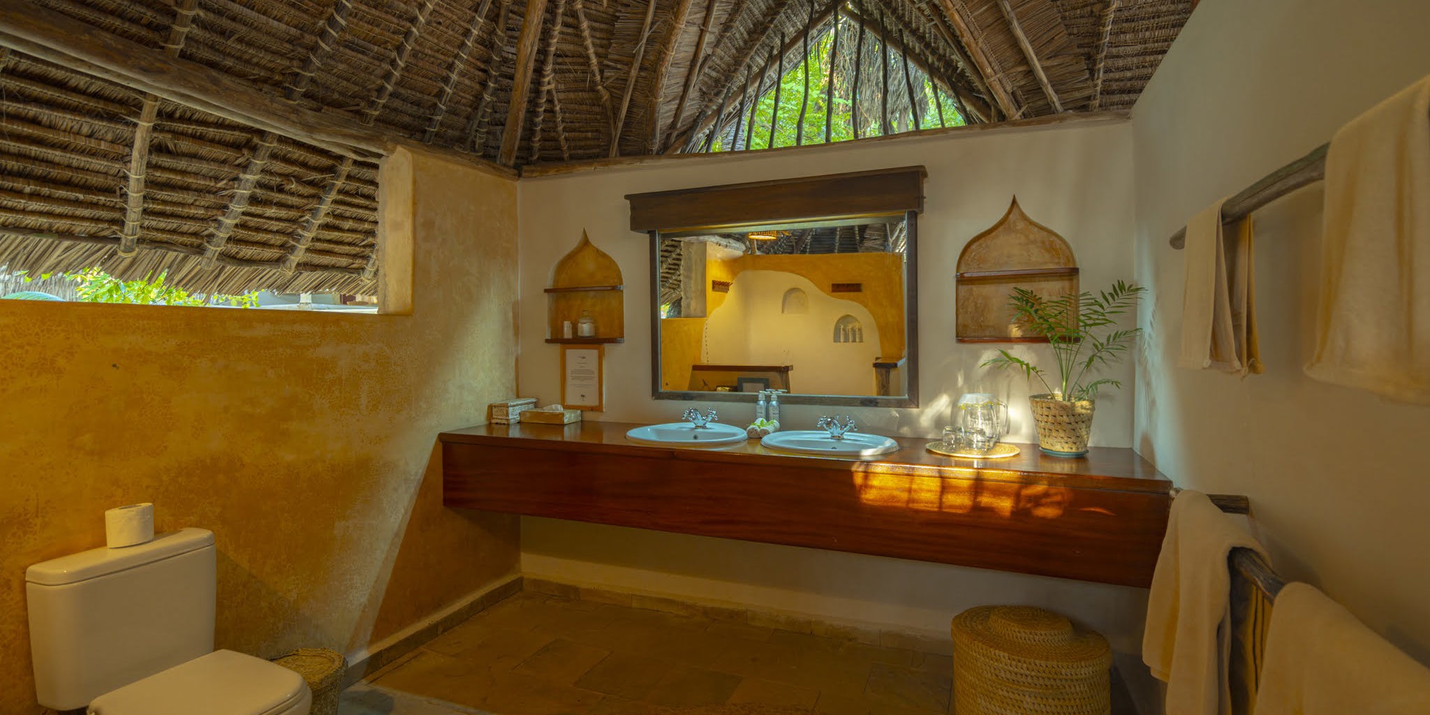Bathroom, Manda Bay, Lamu Archipelago, Kenya