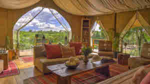 Lounge, Naibor Camp, Maasai Mara NR, Kenya