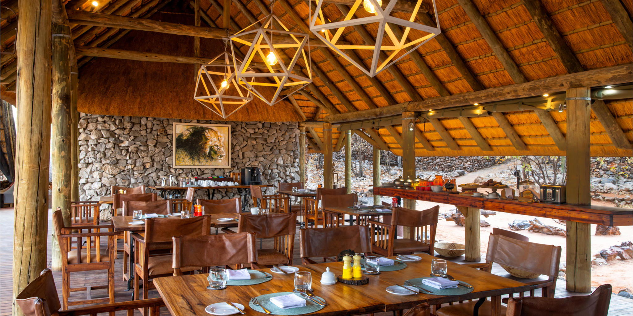 Dining, Ongava Tented Camp, Etosha National Park, Namibia